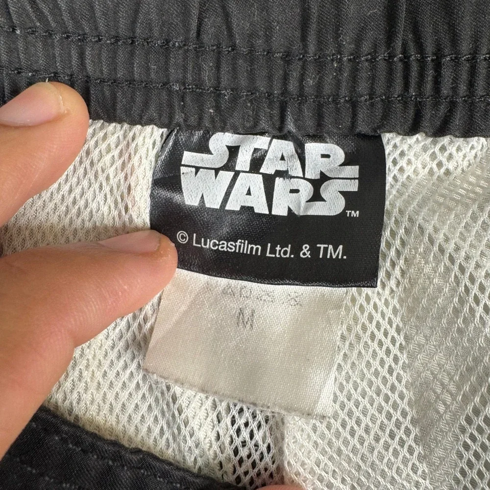 Star Wars Swim Trunks Mens Size M Comic Book Print Mesh Lined Board Shorts 23859